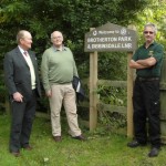 David & Christopher Brotherton-Ratcliffe with Ranger Alan Smail